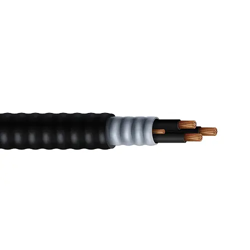 3/0 Awg 4C Type Mc Xlpe/Aia/Pvc Armored Power Cable 600V 1