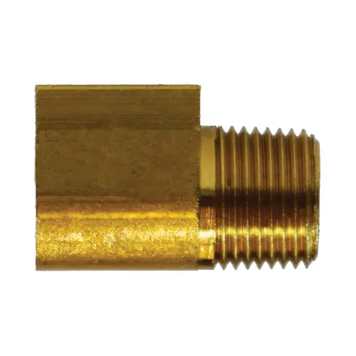 3/4" Female Inverted Flared X  1/2" Mnptf Brass Mip Elbow 12069 1