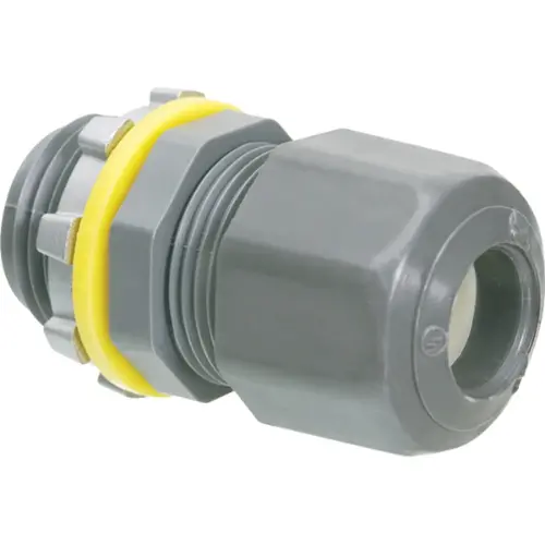 3/4 Inch Low-Profile Oiltight Strain Relief Cord Connector With Sealing Ring And Locknut 75Lpcgbag 1