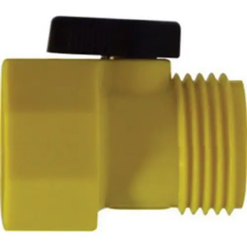 3/4 Inch Nominal Fgh Mgh Plastic Ball Valve Yellow 30163 1