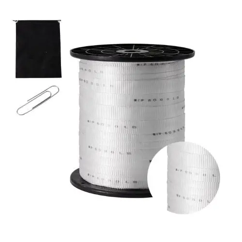 3/4" X 318' Flat Rope Polyester Printed Webbing Cable Pulling Tape 1