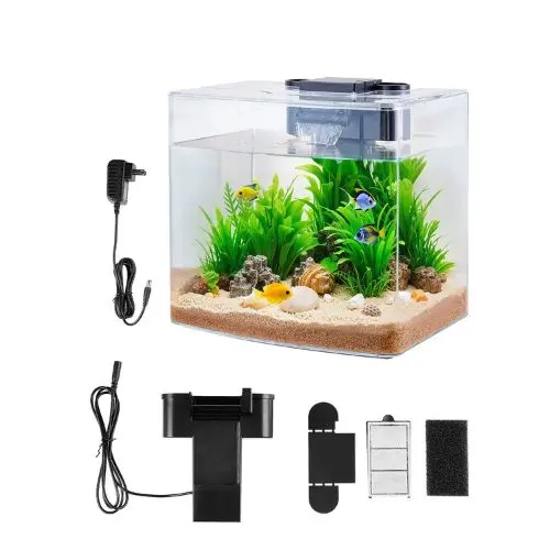 3.5-Gallon Arch Ultra-Clear Aquarium Starter Tank 1