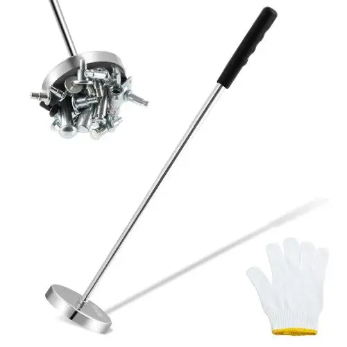 3.5-Inch Telescoping Magnetic Sweeper Pickup Tool With Strong Magnet, Pick Up Nails Screws Metal Parts 1