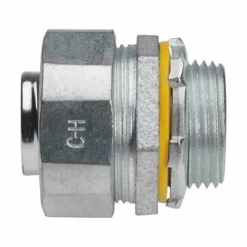 3/8 Inch Malleable Iron Straight Liquidtight Conduit Connector Electroplated Zinc Ltb38 1