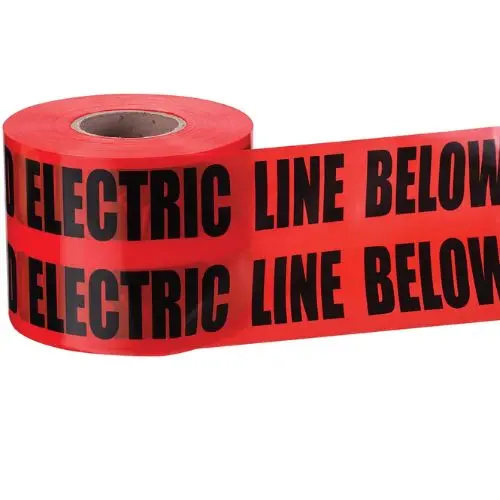 3 Inch 1000Ft Detectable Underground Tape Ldpe Red 42-101 1