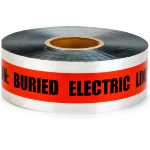 3 Inch 1000Ft Detectable Underground Tape Red 42-201 1