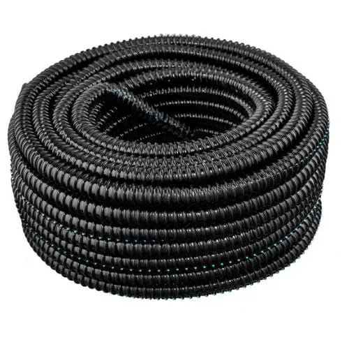 3 Inch Flexible Pvc Split Tubing Corrugated Black 25Ft 1
