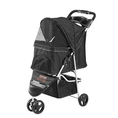 3 Wheels Dog Stroller With 35Lbs Detachable Carrier Dtc-803 1
