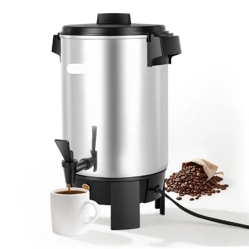 30 Cup Commercial Coffee Urn With Automatic Temperature Control For Catering Party Church 1
