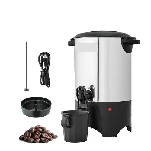 30 Cups Commercial Coffee Urn With Dripless Faucet Quick-Brewing For Catering Business Church 1