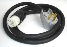 30 Feet 240V Black Generator Power Cord Pc5030-14 1