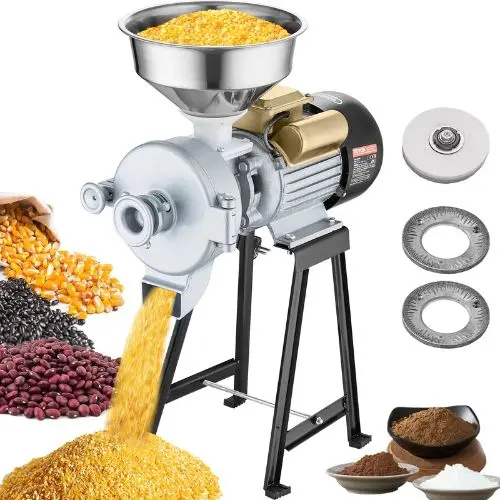 3000W Commercial Electric Grain & Spice Grinder – Dry & Wet Mill 1