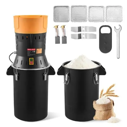 300G Electric Grain Mill Grinder - 1500W High-Speed Commercial Spice Pulverizer For Grains Spices Coffee Corn & More 1