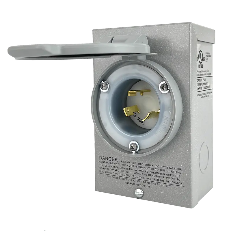 30A 125V Nema 3R Power Inlet Box Pb31 1