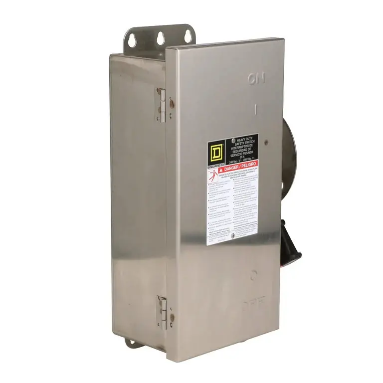 30A 250Vdc 2 Wire Fusible Heavy Duty Safety Switch H221ds 1
