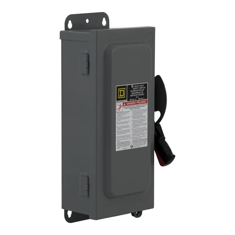 30A 600Vac 3 Wire Heavy Duty Safety Switch Hu361a 1