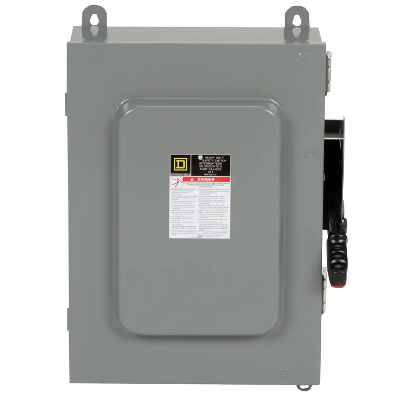 30A 600Vac 600Vdc 200Ka Nema 3R Heavy Duty Safety Switch Hu661awk 1