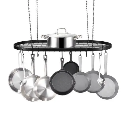 32 Inch Pot And  Hanging Two In One Storage Rack For Ktchen Lx-P9251d 1