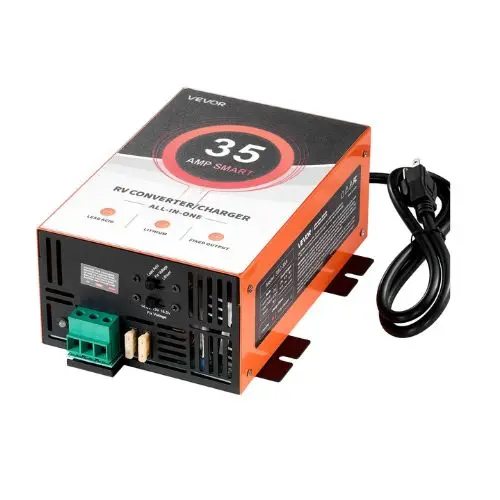 35 Amp 110V Ac To 12V Dc Rv Converter Battery Charger Compatible With Lithium Lead Acid Battery 1