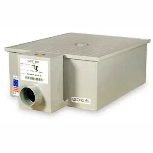 35 Gpm Capacity 4 Iron Pipe Low Profile Grease Trap Zurn Gt2701-35-4Ip 1