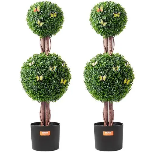 36 In Artificial Boxwood Topiary Tree For Home Indoor/Outdoor 1