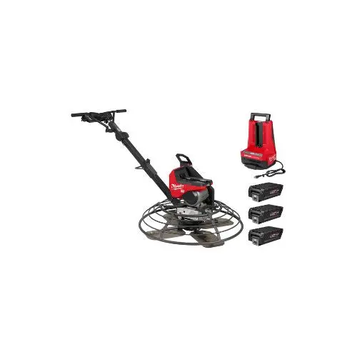 36 Inch Cordless Walk Behind Concrete Finishing Trowel Machine Kit Mxf336-3Hd 1