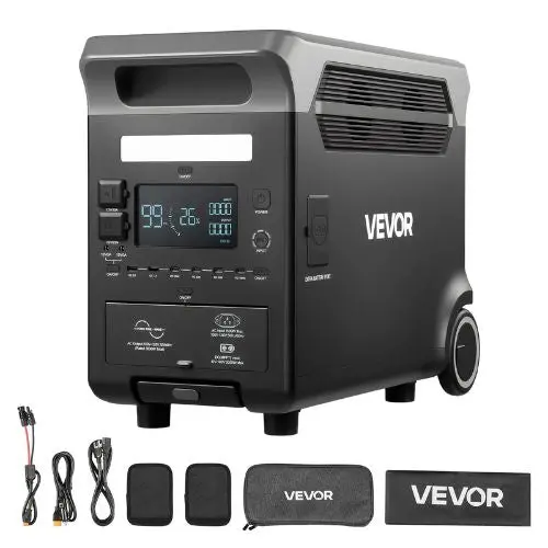 3600W Portable Power Station 3840Wh Solar Generator With 10 Output Ports Expandable Lifepo4 Battery Backup For Home Camping & Rv 1
