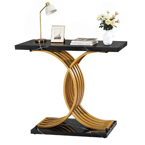 39 In Modern Gold Console Table For Home 1
