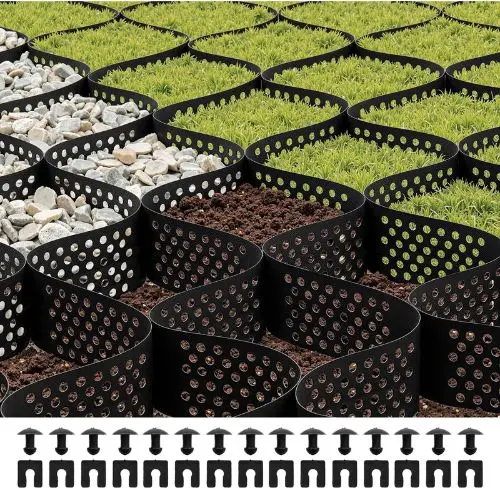 4 In Gravel Grid Permeable Grass And Ground Stabilizer For Driveways Rv Parking Slopes (17.06 X 8.86 Ft) 1