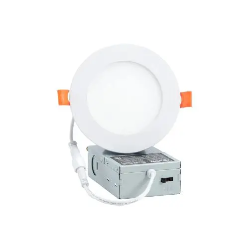 4 Inch Led Ultra Thin Panel Downlights With 5Cct Selectable White Tones 12 Pack 1