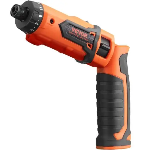 4 V Cordless Screwdriver Ith 11 Accessory Kit And Charging Cable Led Light For Home Repair 1