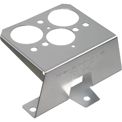 4 X 4 Metal Box Steel Stand Off Bracket For Compatible With All Raceway Systems B44 1
