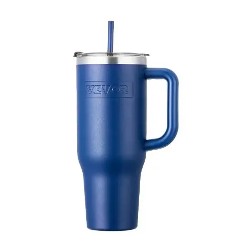 40 Oz Double-Wall Insulated Stainless Steel Water Bottle Leakproof Travel Coffee Mug With Lid For Camping & School 1