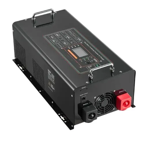 4000 Watt 24V To Ac 120V Power Inverter With Lcd Display Remote Control Solar Inverter 1