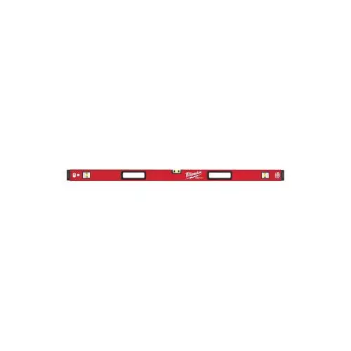 48 Inch Heavy Duty Magnetic Construction Box Beam Level Red Mlbxm48 1