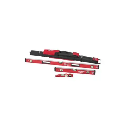 48 Inch Non Magnetic Non Magnetic Level Starter Kit Red Mlbxc48 1