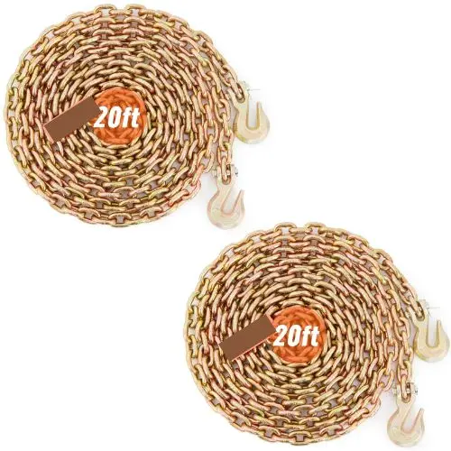 5/16 Inch Transport Binder Chain For Dock Factory Construction Site (Pack Of 2) 1