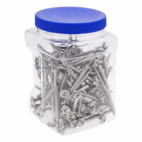 5/16 X 4 Inch Star Drive Round Washer Head Wood Screw Stainless Steel Mgrk4ss (Pack Of 100) 1
