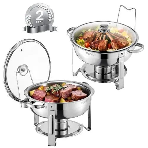 5-Qt Deep Table Pan For Catering Storage Food Jzyyxcl5lgg2 (Pack Of 2) 1