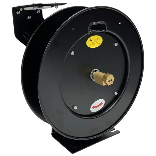 50' Retractable Hose Reel For 1/4" Twin Hose Black Painted Bsviperhr (Hose Not Included) 1