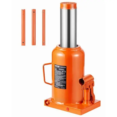 50 Ton Hydraulic Long Ram 110231 Lbs Capacity With Single Piston Pump And Clevis For Garage Shop 1
