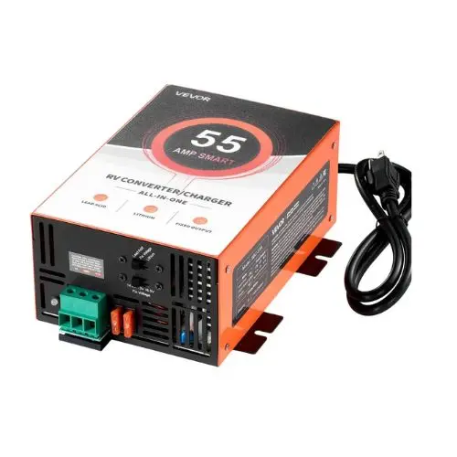 55 Amp 110V Ac To 12V Dc Rv Converter Battery Charger Compatible With Lithium & Lead Acid Battery 1