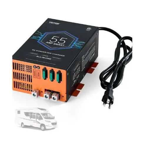 55 Amp 110V Ac To 12V Dc Rv Power Converter Battery Charger 1
