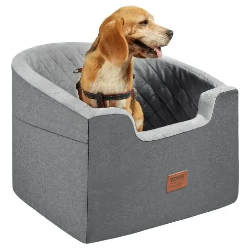 55 Lbs Dog Booster Car Seat Pet Car Seat Small Dog Up To  For Car Jbs-Pcs-006-Darkgray 1