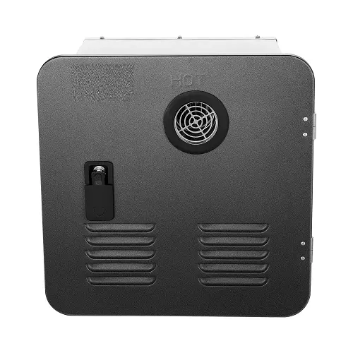 55K Btu Space Saving Rv Tankless Shower Heater With Black Door & Remote Black Tm-Rv03-2B 1