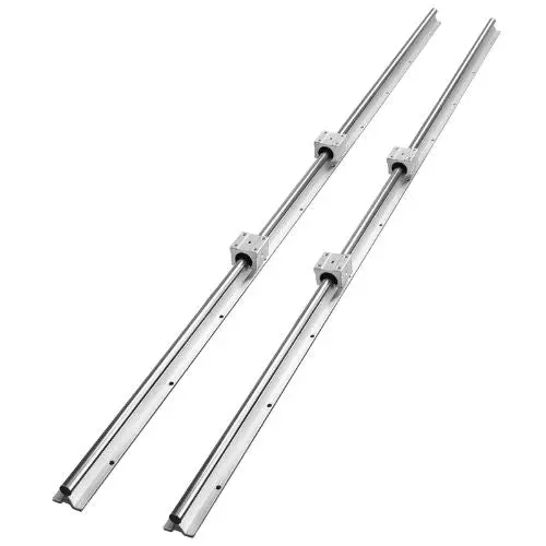 59 In/1500 Mm Guide Rails And Slide Blocks Linear Guide Rail Set For Automated Machines Diy Project (Pack Of 2 & 4) 1