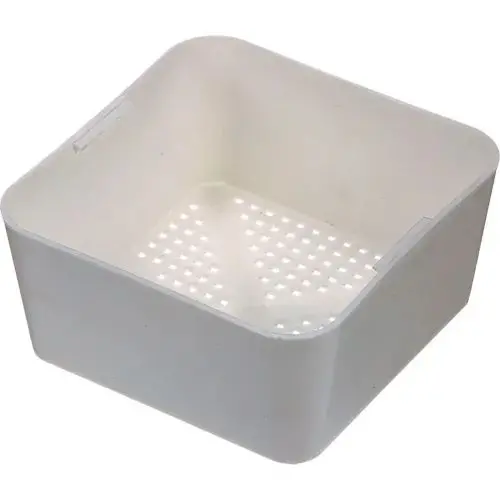 6 1/2" X 6 1/2" Plastic Floor Drain Strainer With 3/16" Holes Allpoints 321422 1
