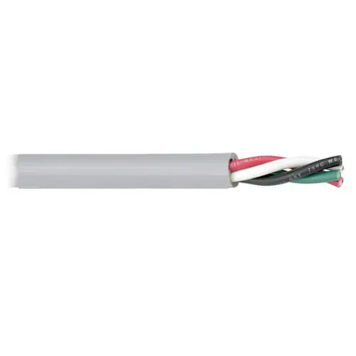 6 Awg 4 Conductor Grey Jacket Round Boat Cable (Standard Lengths) 1