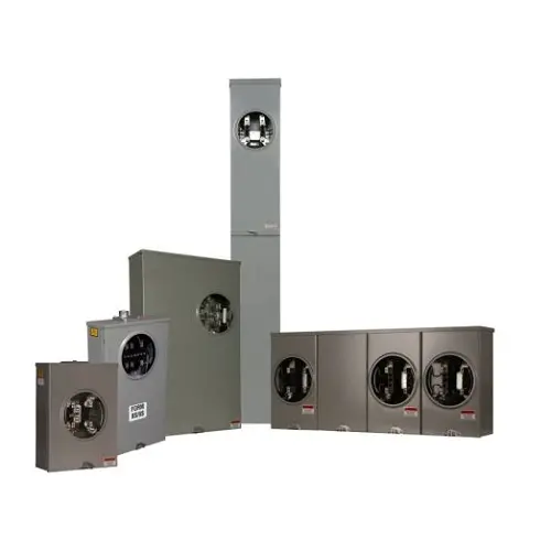 6-Gang 200A 600V Single-Phase Meter Socket 1004440Bch 1