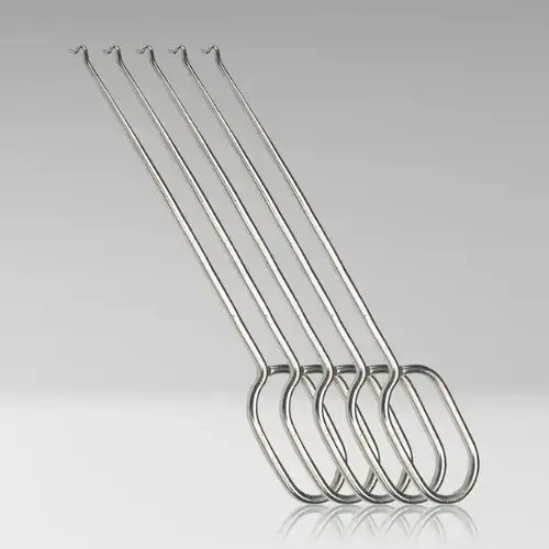 6" Push Spring Hook M-125/5 (Pack Of 12) 1